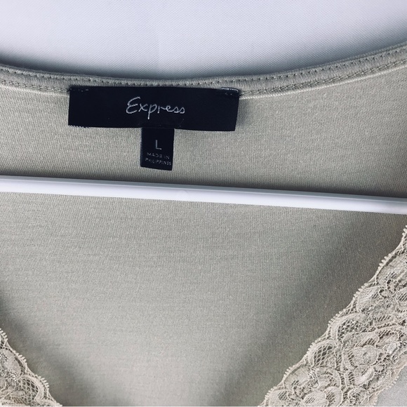 Express womens top blouse flutter sleeve-Large - Picture 4 of 5